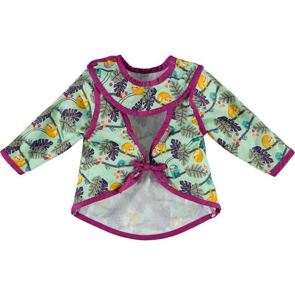 Pop-in Sleeved Bib - Sloth 3