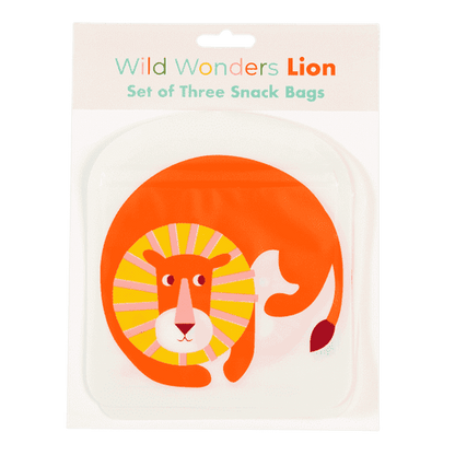 Snack bags set of 3 - Lion 1