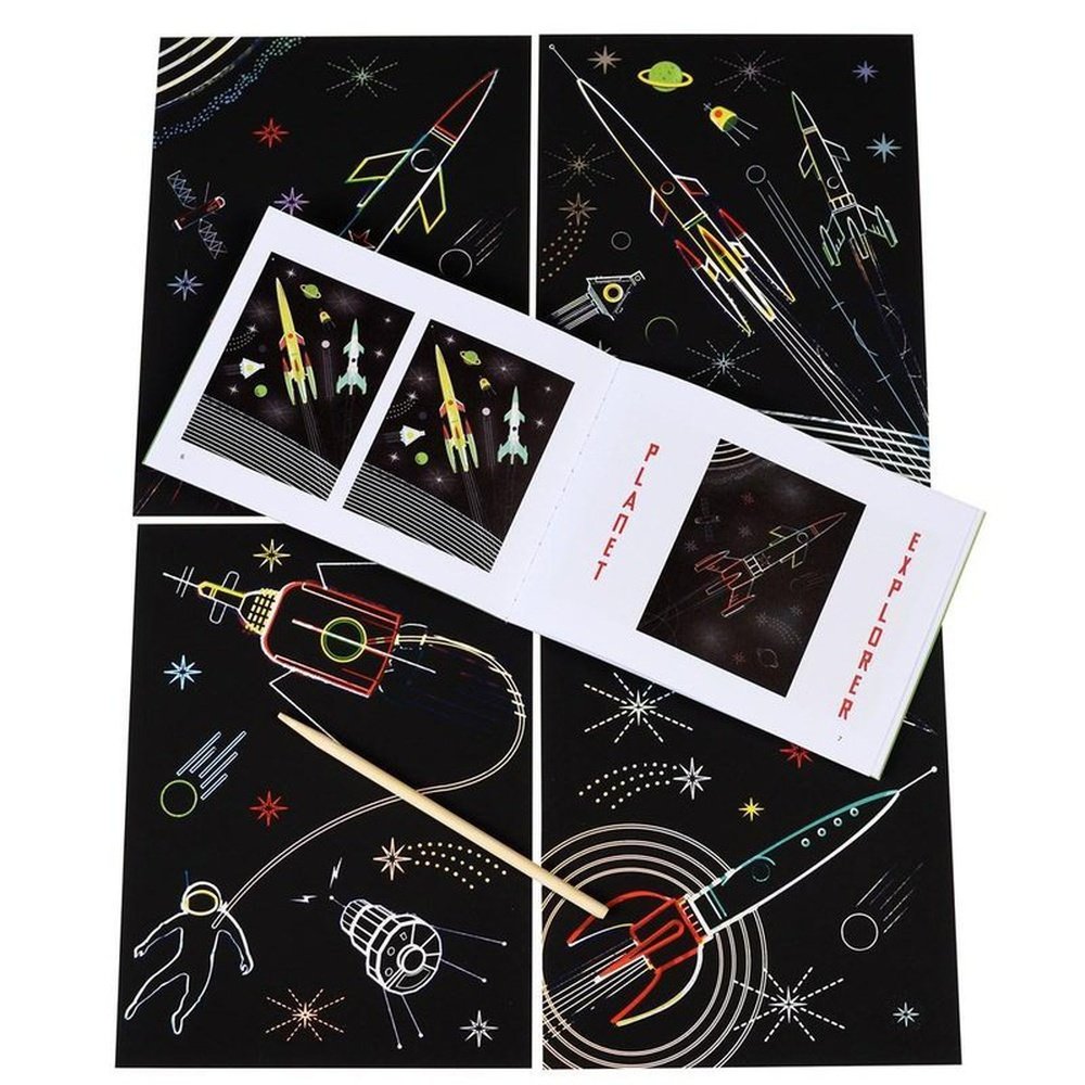 Space Age Scratch Art 2