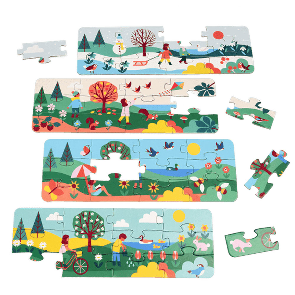 Four Seasons Puzzle Set 2