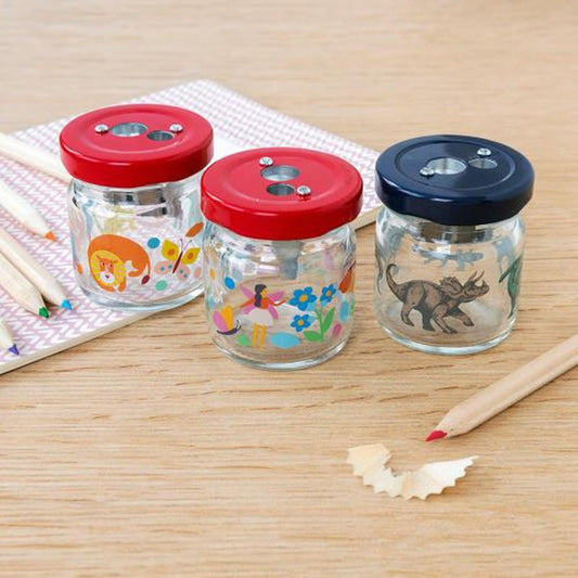 Jar Pencil Sharpeners - Fairies / Dinos / Wild 1