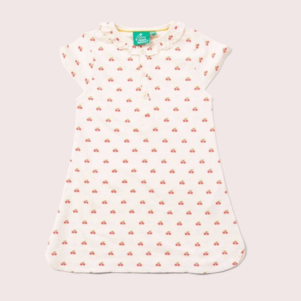 Little Green Radicals Cherry Organic Button Nightie unavailable in US & CA 