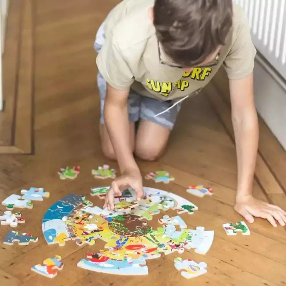 Four Seasons Circular Floor Puzzle - 50pcs 3