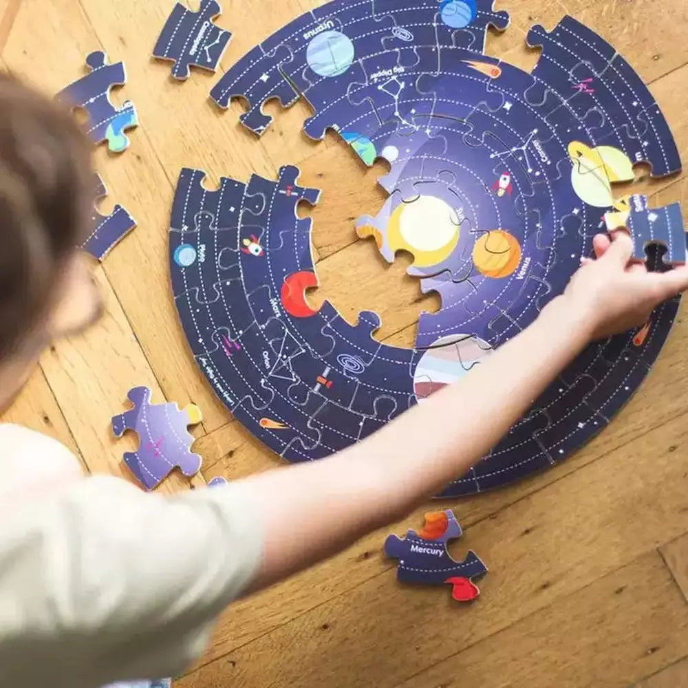 Solar System Circular Floor Puzzle - 50pcs 3