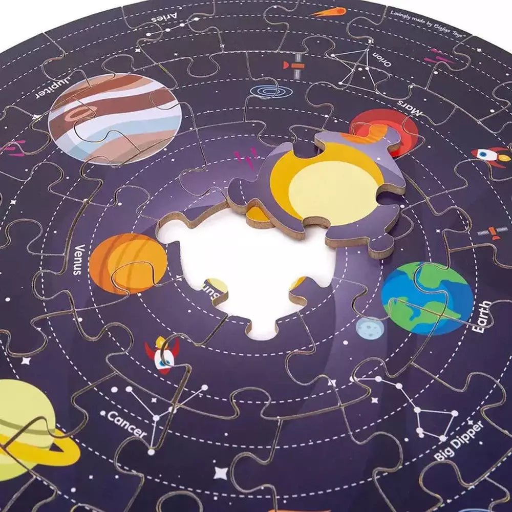 Solar System Circular Floor Puzzle - 50pcs 4