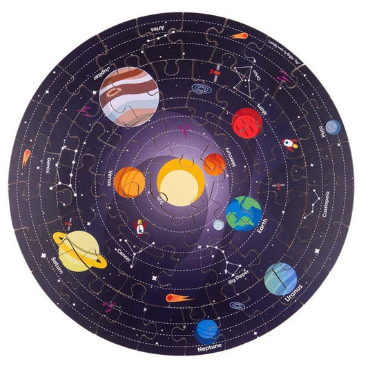 Solar System Circular Floor Puzzle - 50pcs 1