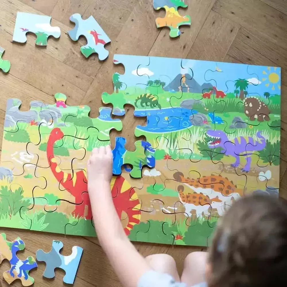 Dawn Of The Dinosaur Floor Puzzle - 48pcs 4