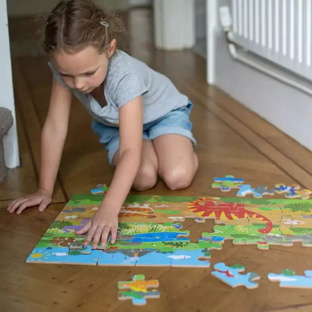 Dawn Of The Dinosaur Floor Puzzle - 48pcs 3