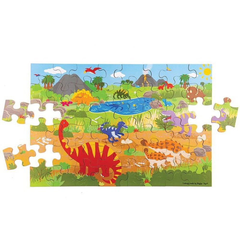 Dawn Of The Dinosaur Floor Puzzle - 48pcs 1