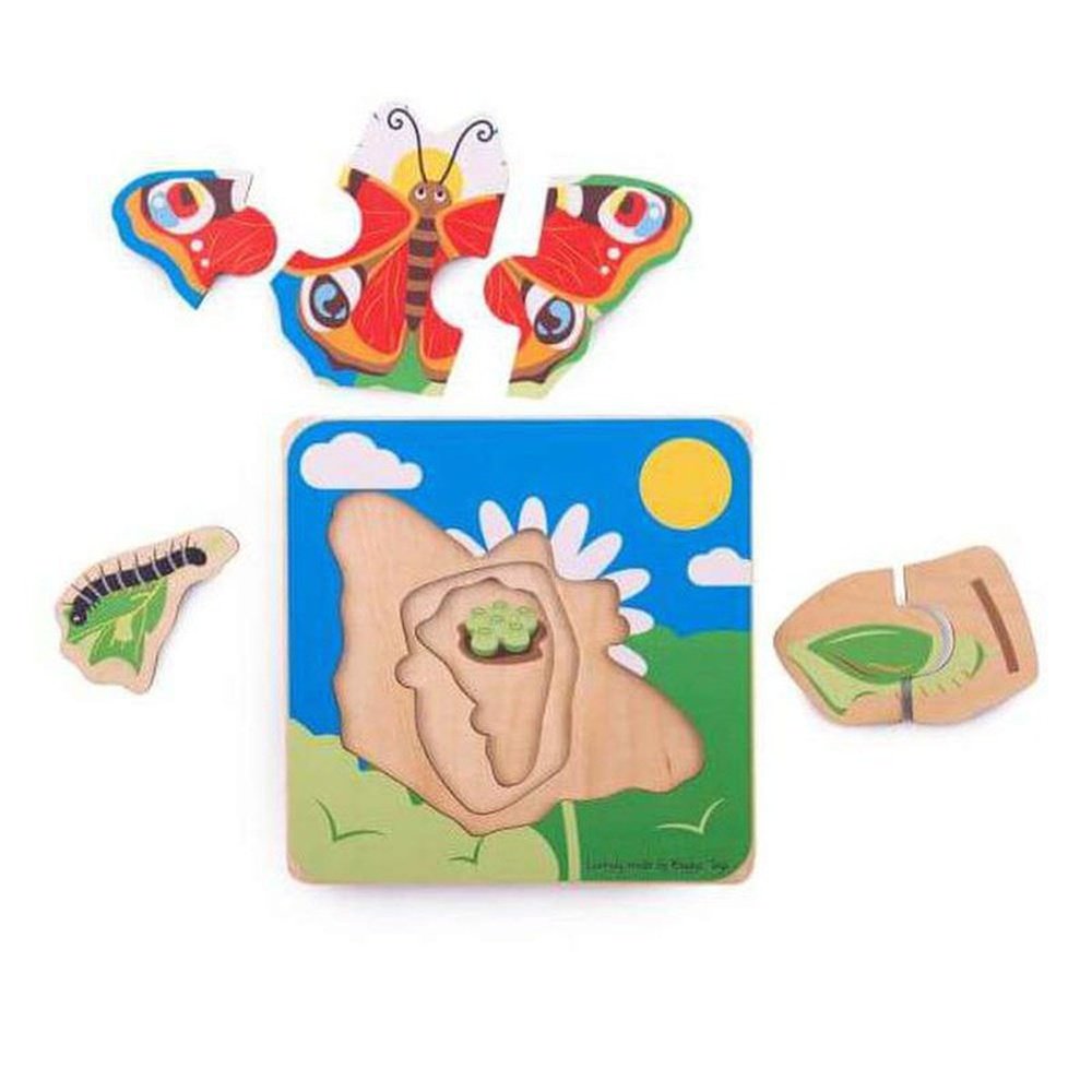 Lifecycle Layer Puzzle - Butterfly 3