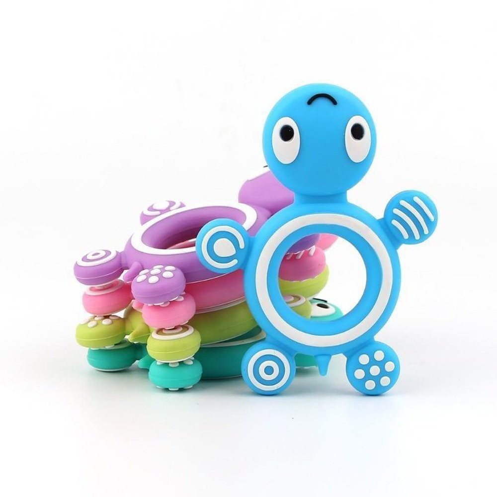 Silicone Turtle Teether 1