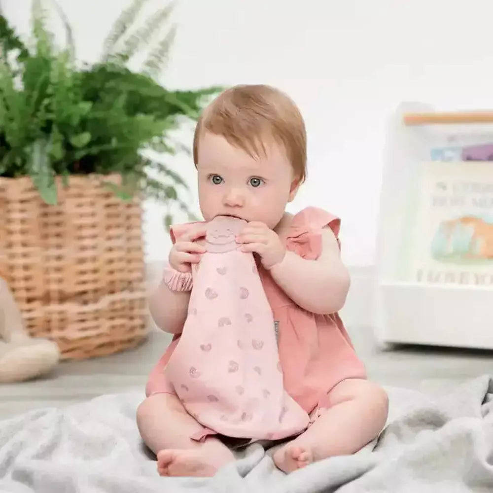 Baby Comforter with Teether - Rainbow Rose 2