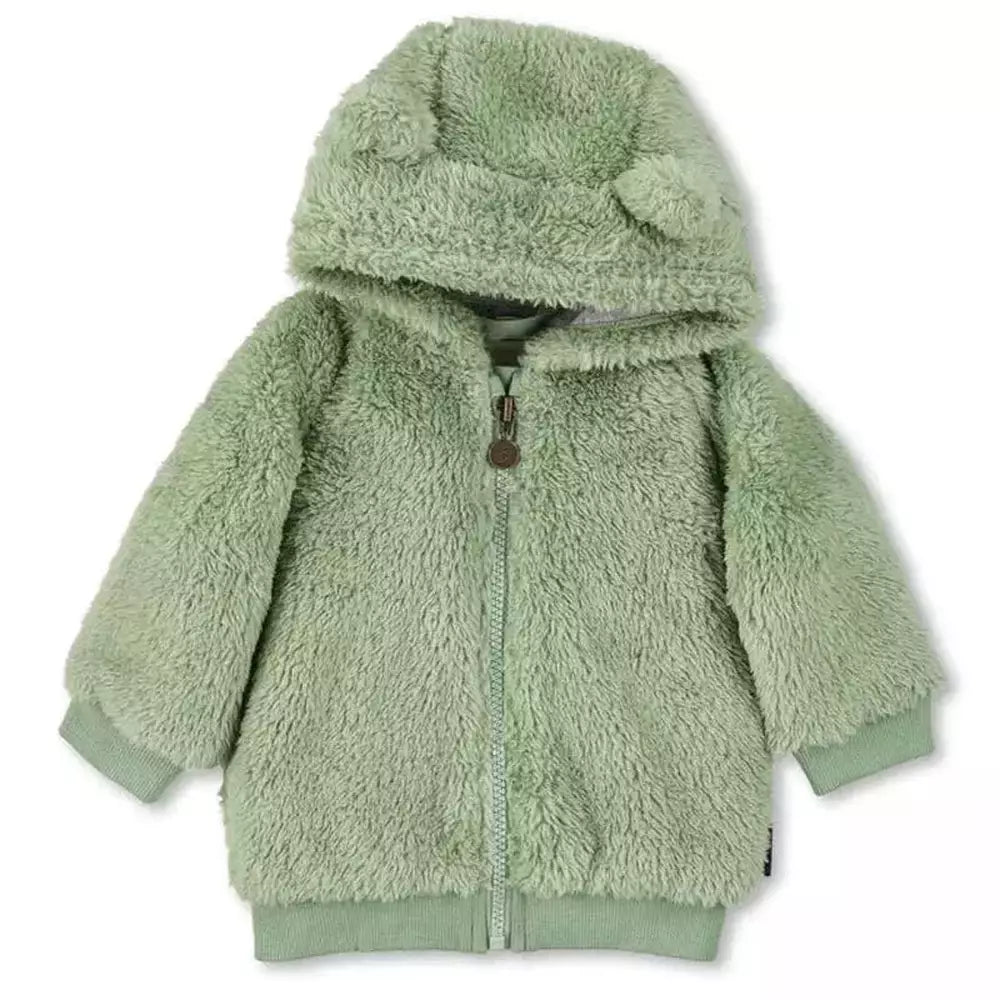 Fluffy Jacket - Soft Green 1