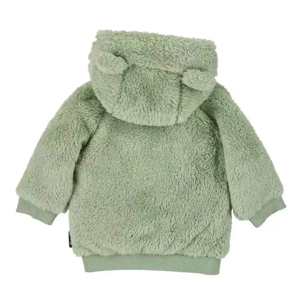 Fluffy Jacket - Soft Green 2
