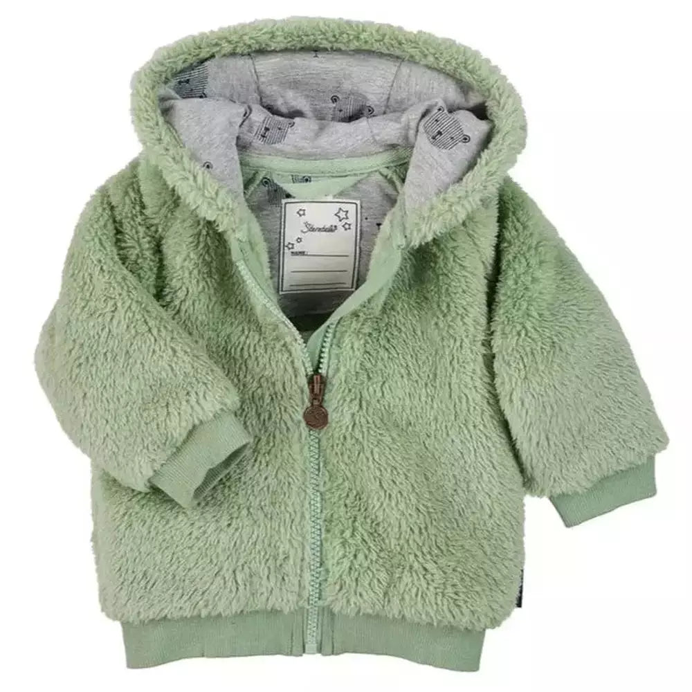 Fluffy Jacket - Soft Green 3