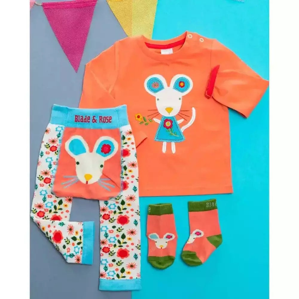 Maura the Mouse Knitted Leggings 3