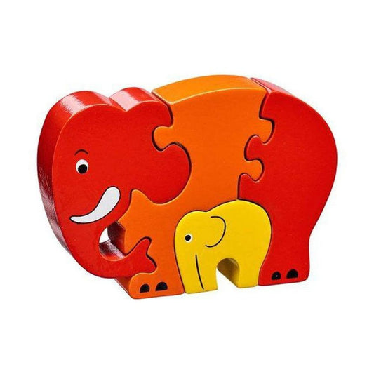 Toddler Puzzle - Red Elephant 1
