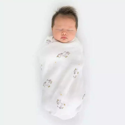 Muslin Swaddle Blanket - Unicorn 2