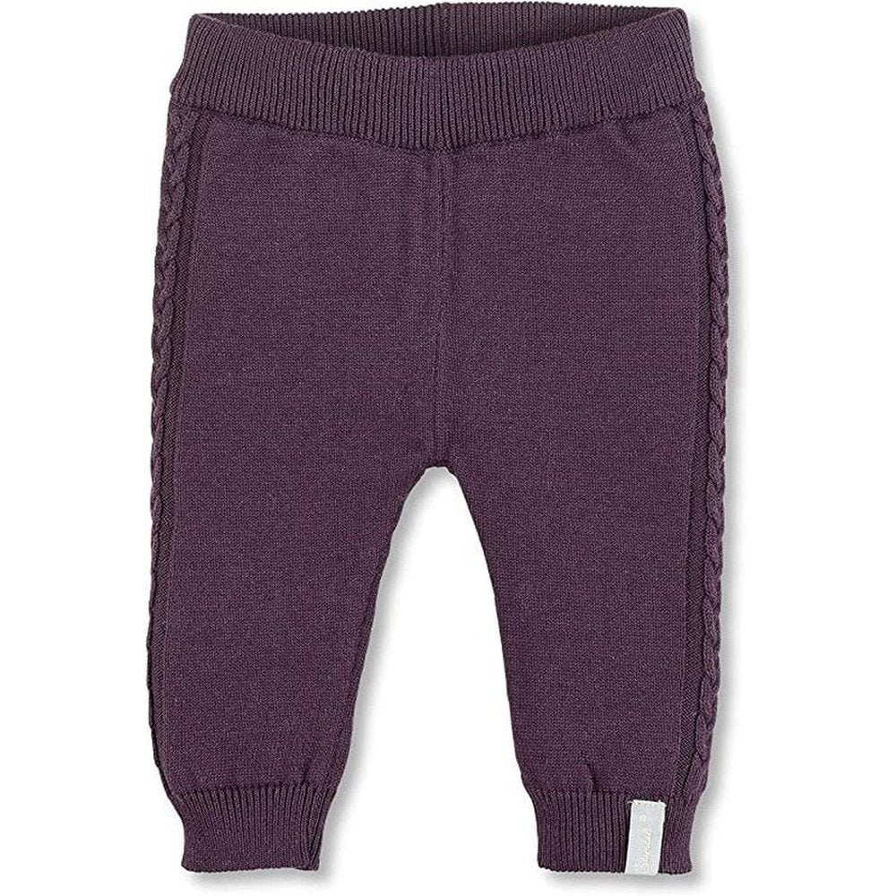 Organic Knit Leggings - Purple 1