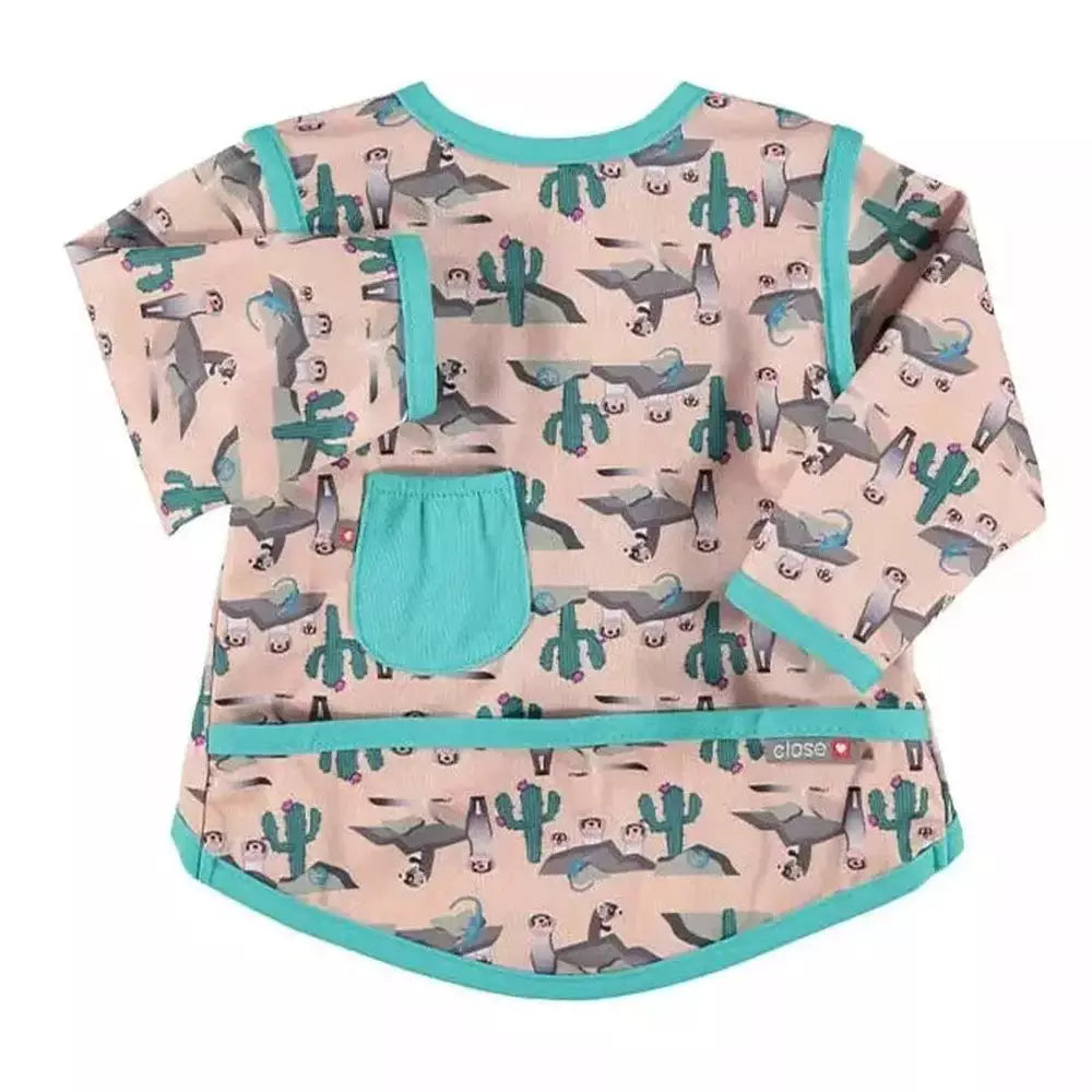 Pop-in Sleeved Bib - Meerkat 1