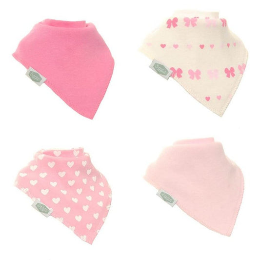 Dribble Bib - Baby Pink single 1