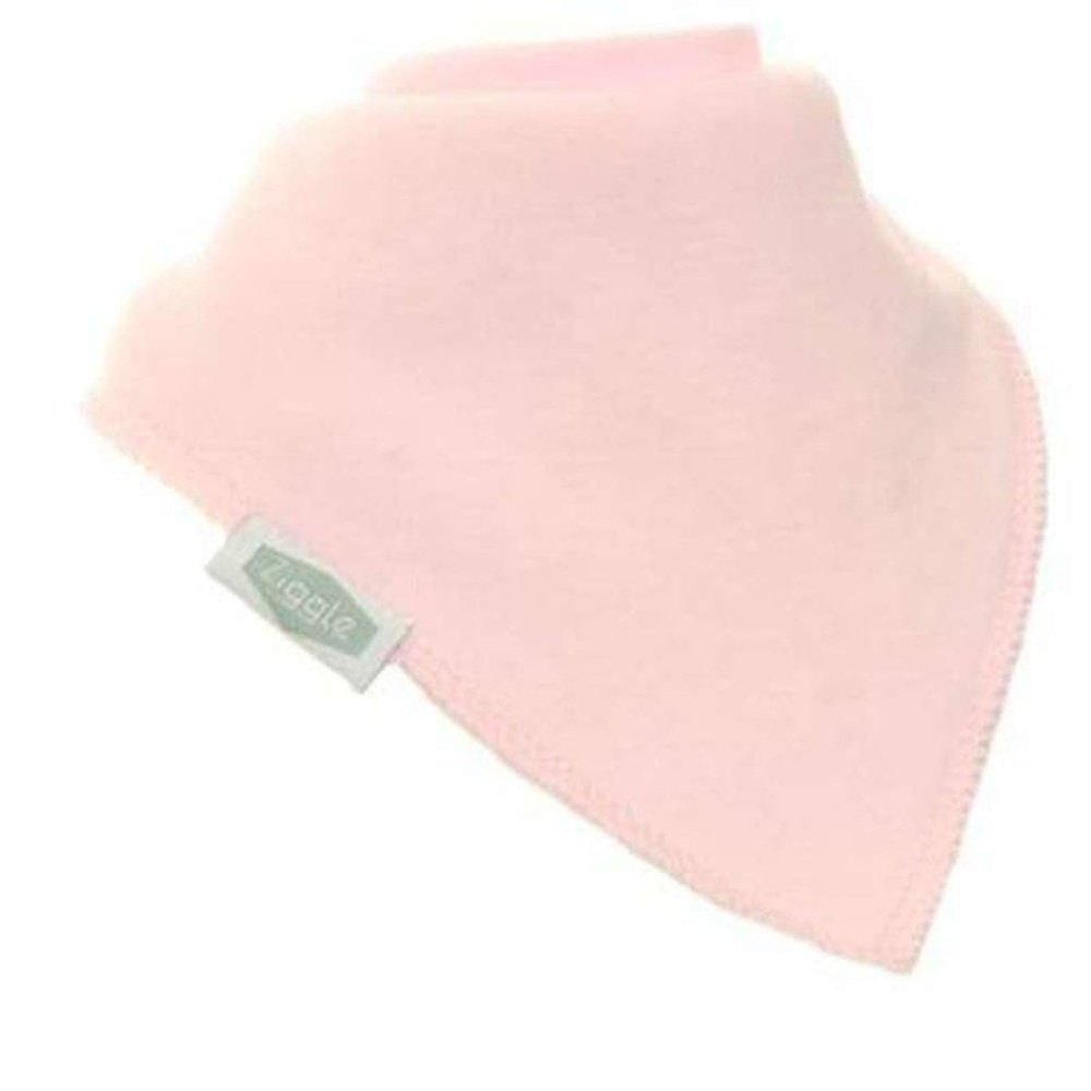 Dribble Bib - Baby Pink single 5