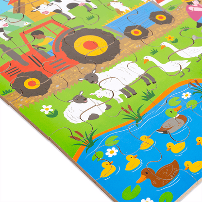 Farmyard Floor Puzzle - 48pcs 4