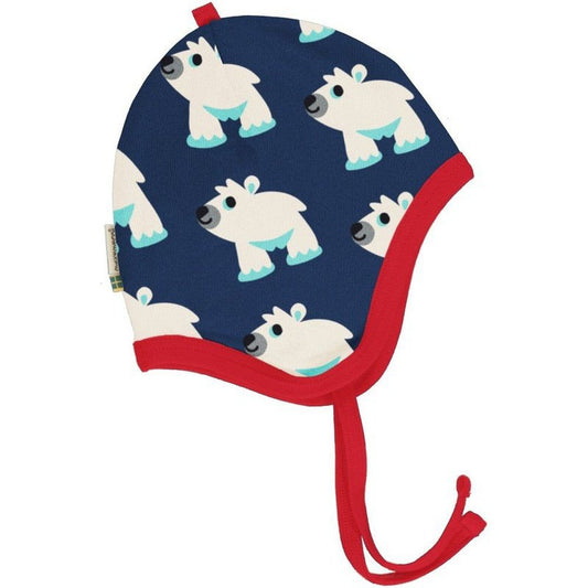 Velour Helmet Hat - Polar Bear 1