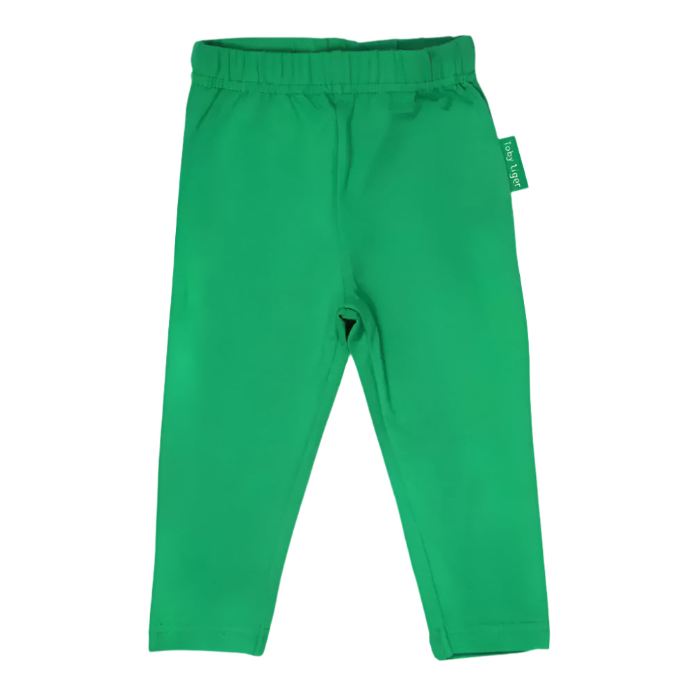 Green Basic Leggings 1