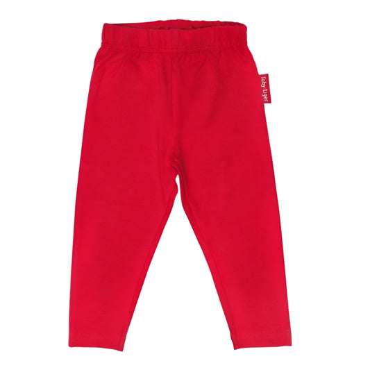 Red Basic Leggings 1