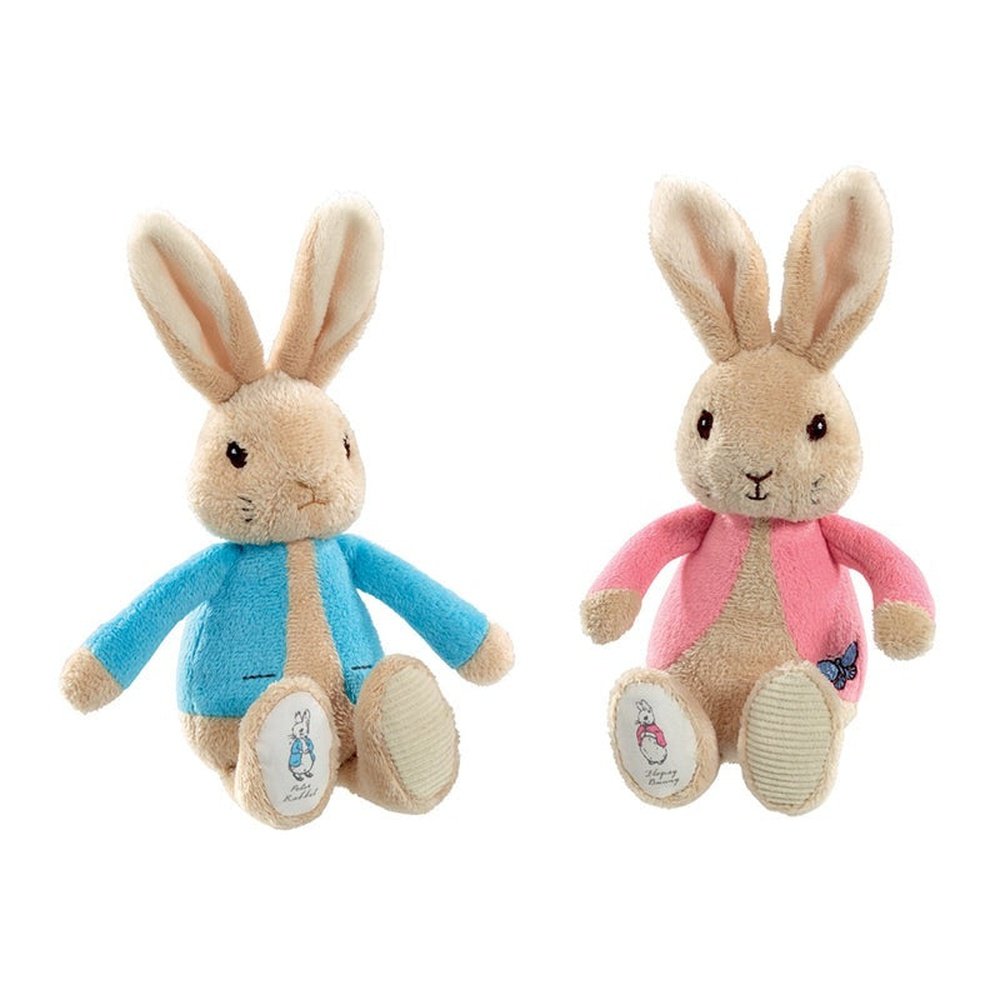 Peter Rabbit & Flopsy Bunny Plush Rattle 1