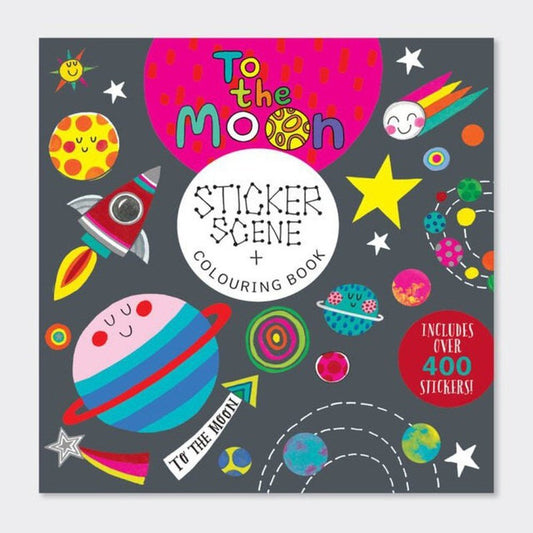 Sticker Scene Book - To The Moon 1
