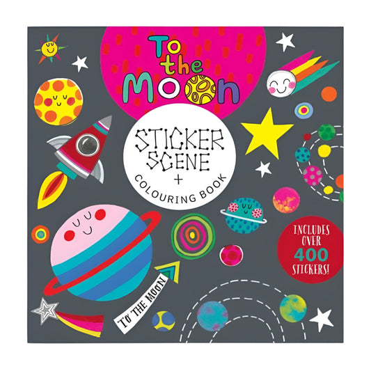 Sticker Scene Book - To The Moon 1