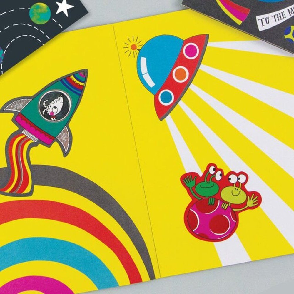 Sticker Scene Book - To The Moon 3