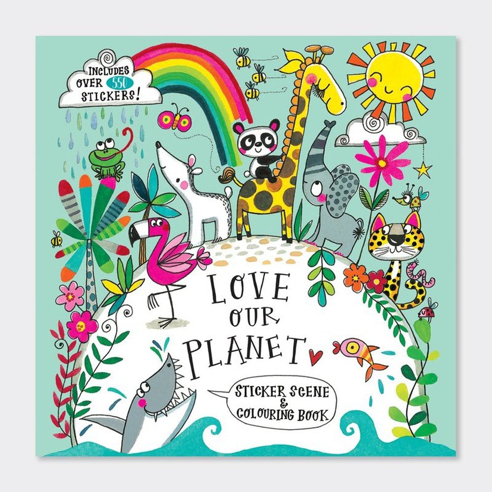 Rachel Ellen Sticker Scene Book - Love Our Planet 
