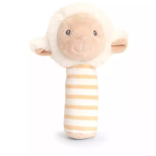 Lullaby Lamb Stick Rattle 14cm 1