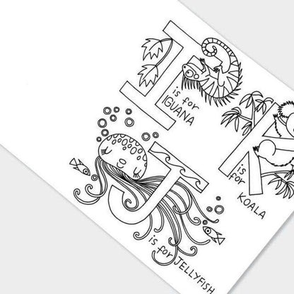 Colouring Book - A-Z 2