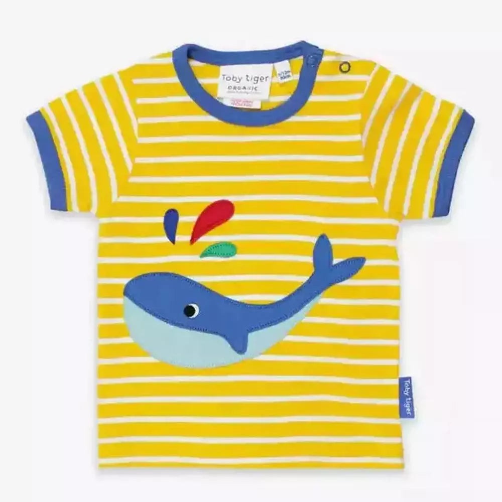 Whale Applique Short Sleeve T-Shirt 1