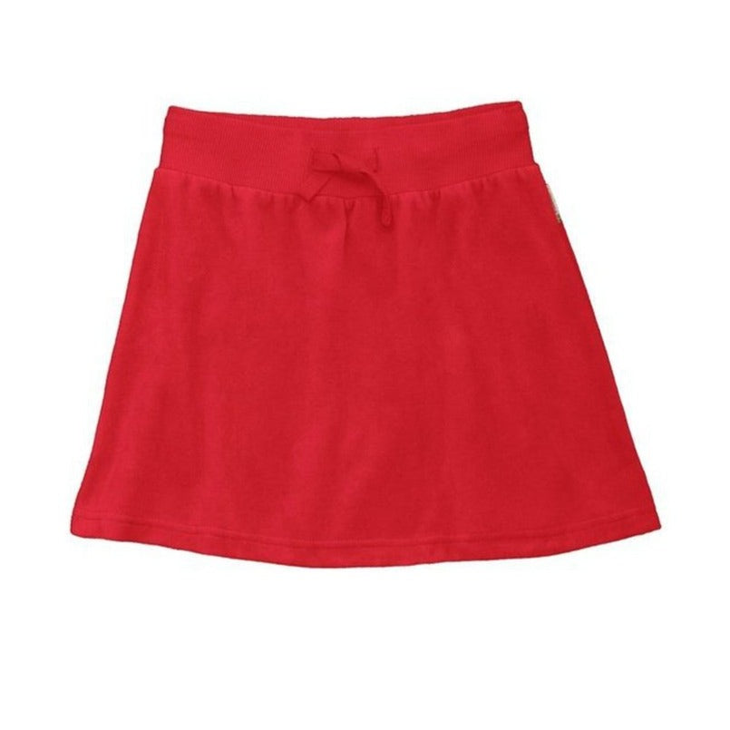 Basics Velour Skirt - Ruby 1
