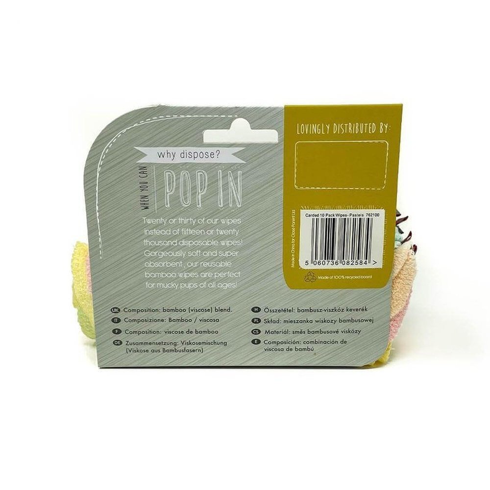 Pop-in Bamboo Wipes - Pastels 2