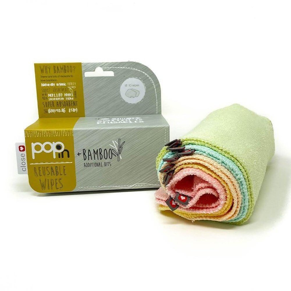 Pop-in Bamboo Wipes - Pastels 1