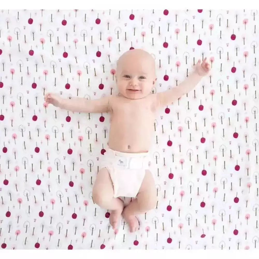 Cute and Calm Marquisette Swaddle Blanket - Pink 2