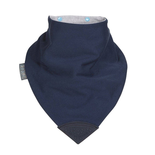 Cheeky Chompers Neckerchew All Needs Bib - Medium Navy 