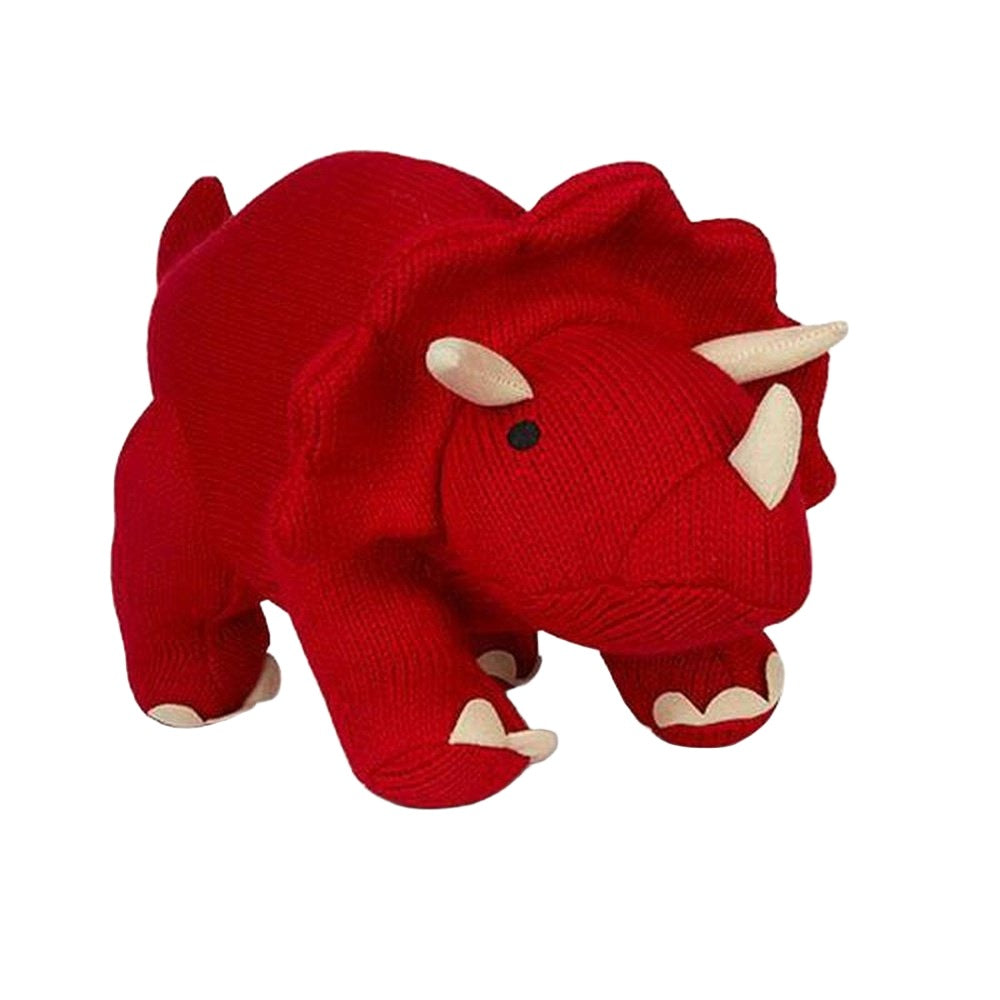 Knitted Triceratops 1