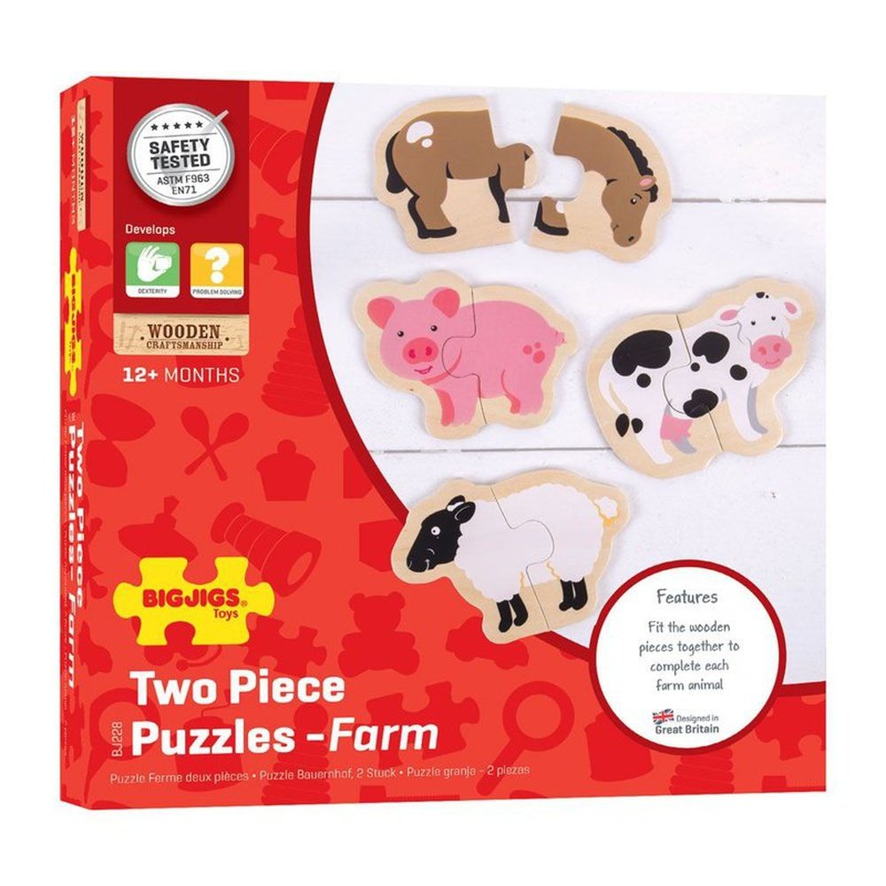 Farm Puzzles - 2pcs 2