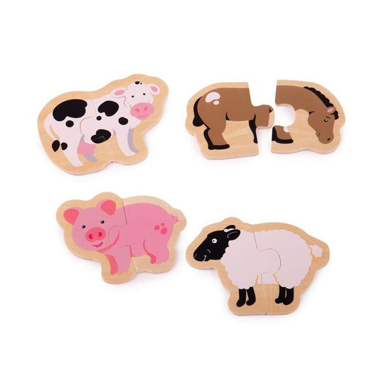 Farm Puzzles - 2pcs 1