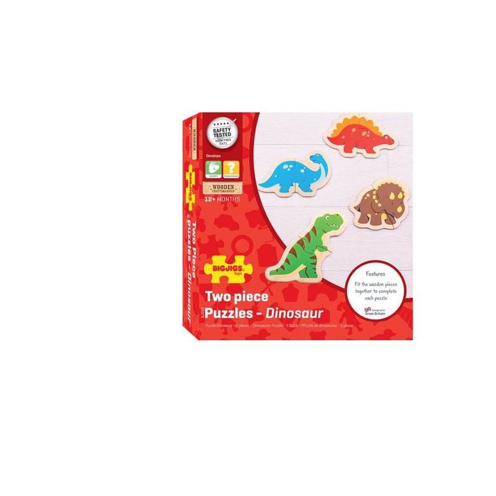 Dinosaur Puzzles - 2pcs 2