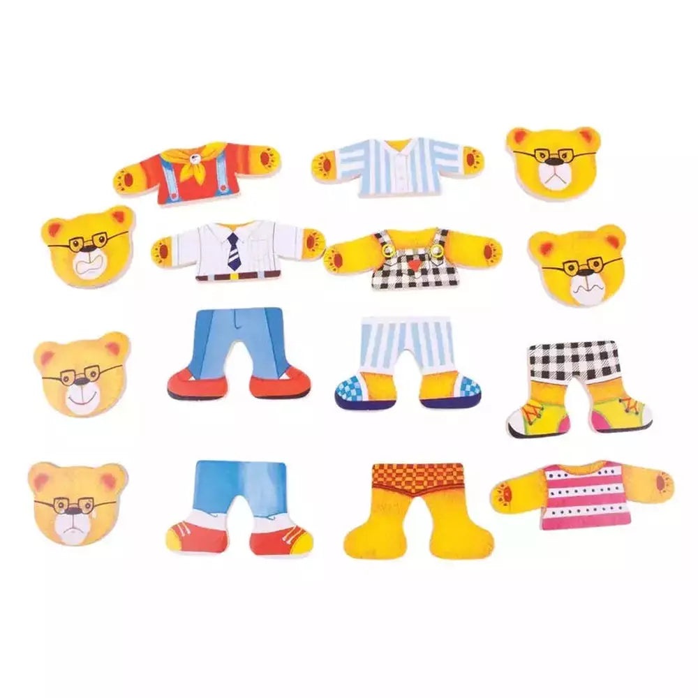 Dress Up Bear Family Play Set 4