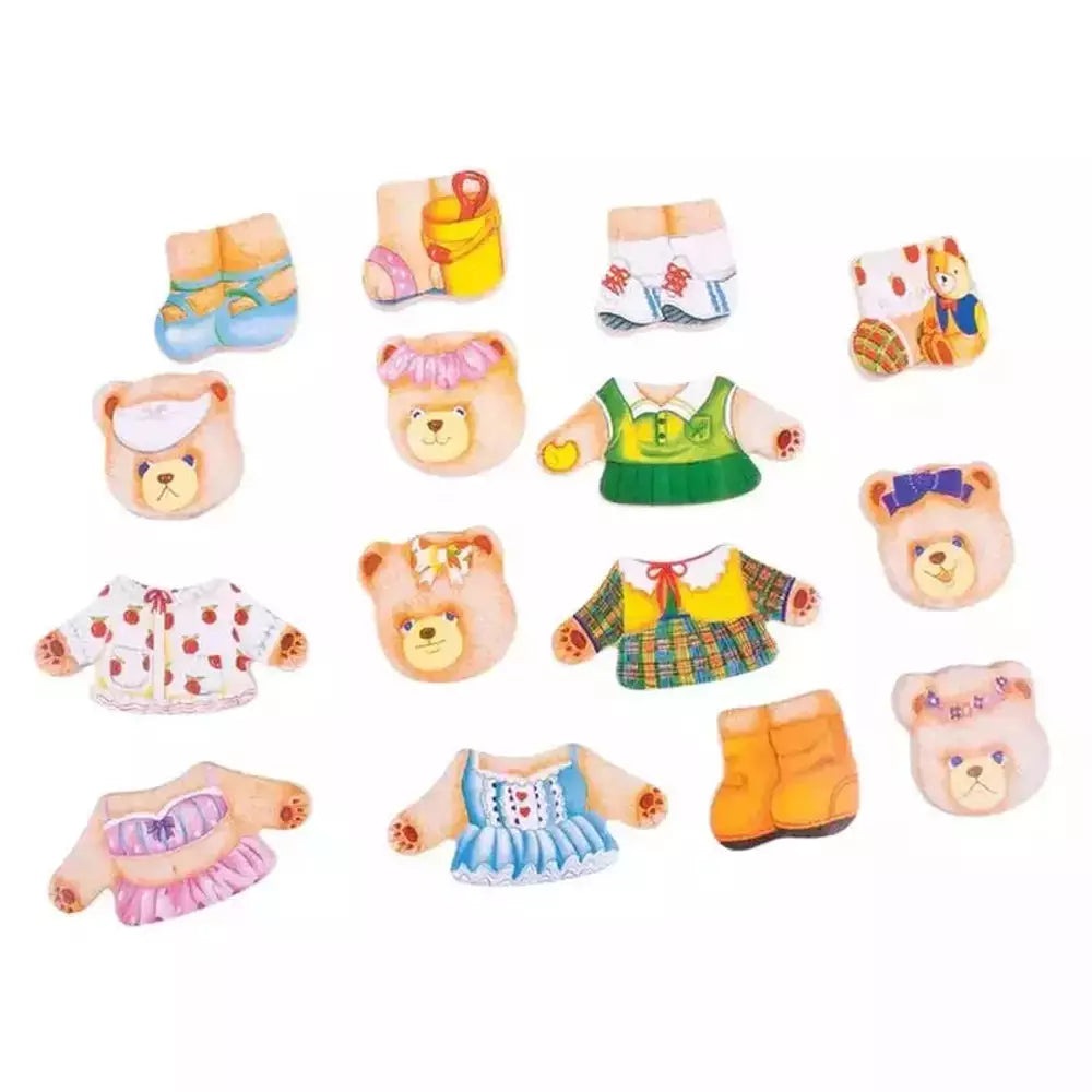 Dress Up Bear Family Play Set 5