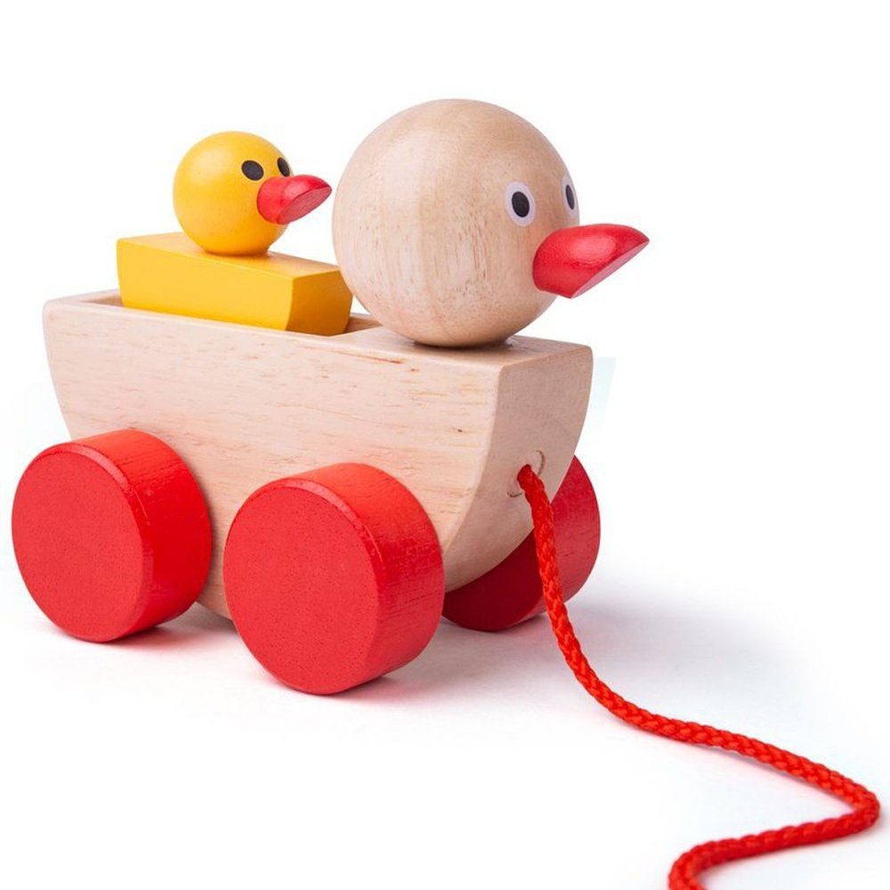 Duck Wooden Pull Along Toy 2